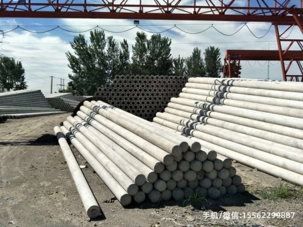 龙山190*10米非预应力水泥电线杆